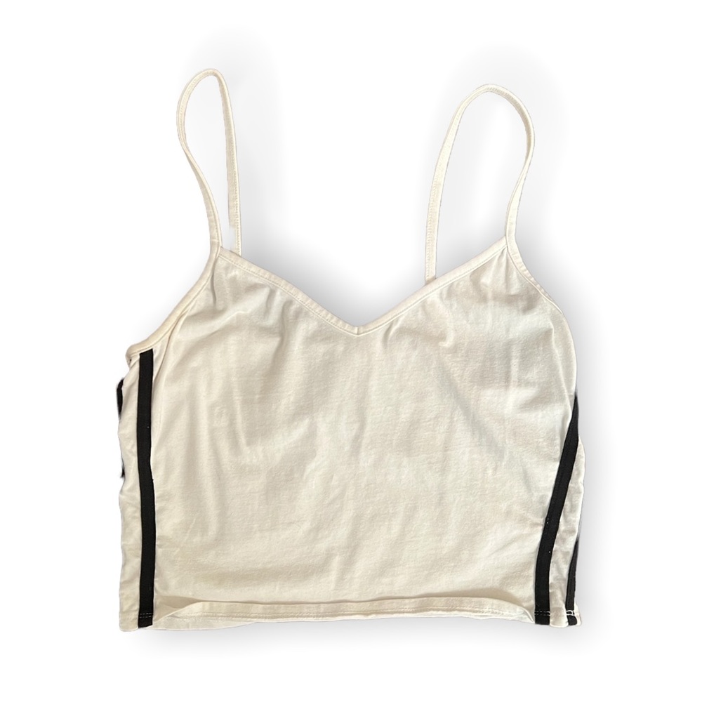 Tank top w/ side stripes